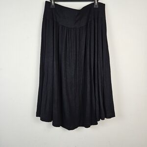 Hilary Radley Black A-Line Skirt